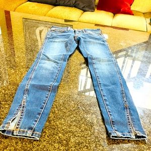 Anthropology pilcro and the Letter press jeans.